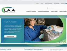 Tablet Screenshot of laia.com