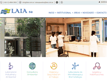 Tablet Screenshot of laia.com.ar